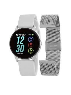 Le moins cher 🤩 Marea Smartwatch B58001/3 Blanc Couleur Blanc ⌛