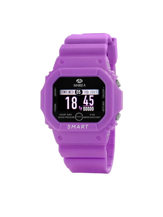 Promo 💯 Marea Smartwatch B60002/4 Violet Couleur Violet 😍 1 Promo 💯 Marea Smartwatch B60002/4 Violet Couleur Violet 😍