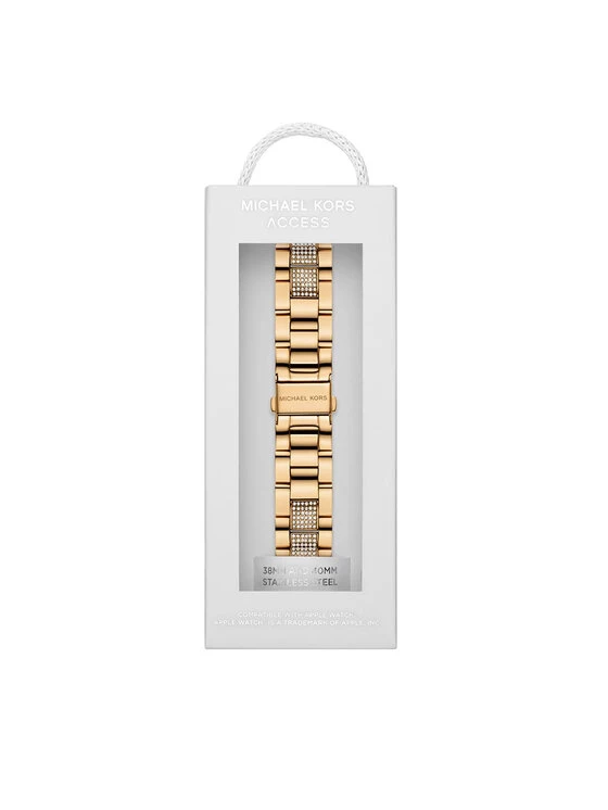 Grosses soldes 😍 Michael Kors Bracelet de montre interchangeable MKS8021 Or Couleur Or ✨ 1 Grosses soldes 😍 Michael Kors Bracelet de montre interchangeable MKS8021 Or Couleur Or ✨