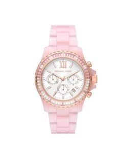 Meilleure vente 🥰 Michael Kors Montre Everest MK7240 Rose Couleur Rose 💯
