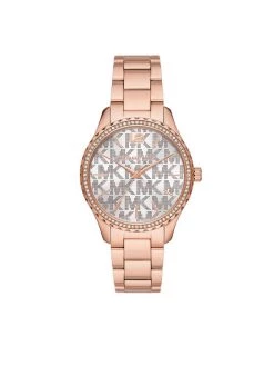 Remise 👏 Michael Kors Montre Layton MK7297 Or Couleur Or ✨