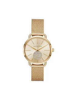 Coupon 🛒 Michael Kors Montre Portia MK3844 Or Couleur Or 👏