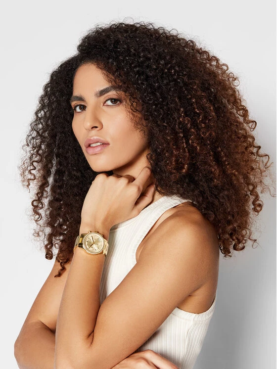 Tout neuf 🌟 Michael Kors Montre Ritz MK6356 Or Couleur Or ✨ 4 Tout neuf 🌟 Michael Kors Montre Ritz MK6356 Or Couleur Or ✨ – Image 4