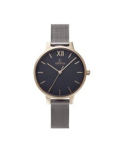 Promo 👍 Obaku Montre Liv V209LXVJMJ Gris Couleur Gris 👍