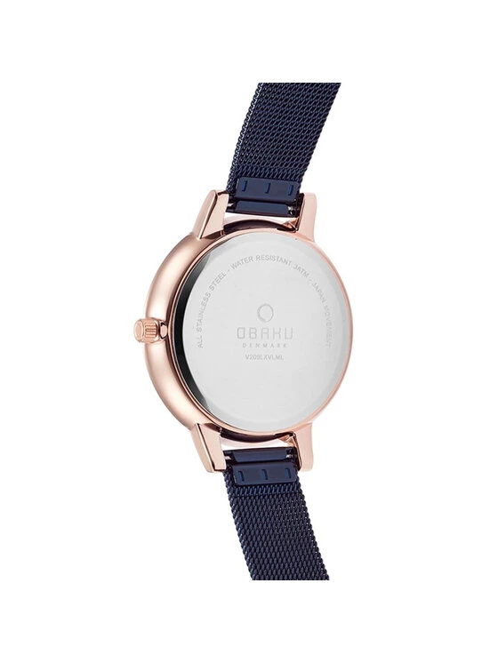Meilleure vente 🧨 Obaku Montre Liv V209LXVLML Bleu marine Couleur Bleu marine 🥰 3 Meilleure vente 🧨 Obaku Montre Liv V209LXVLML Bleu marine Couleur Bleu marine 🥰 – Image 3