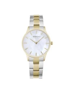 Sortie ✨ Obaku Montre Lyng Lille V247LXGWSF Argent Couleur Argent 🥰