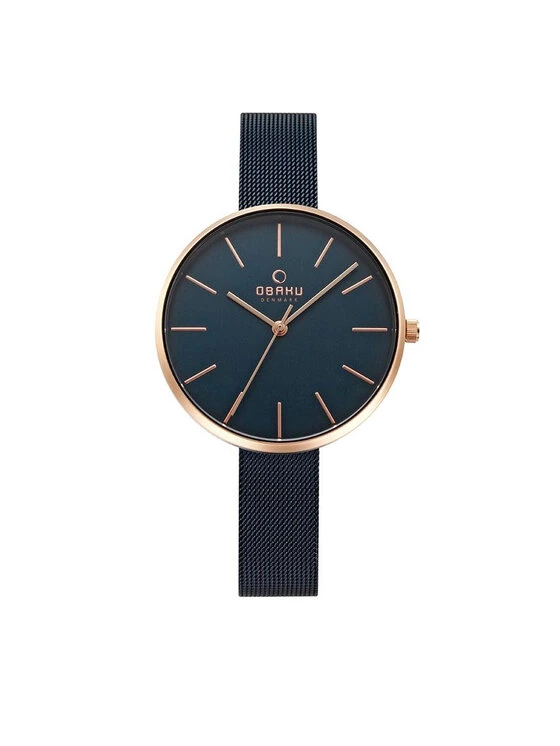 Nouveau 👏 Obaku Montre Mynte V211LXVLML Bleu marine Couleur Bleu marine ⭐ 1 Nouveau 👏 Obaku Montre Mynte V211LXVLML Bleu marine Couleur Bleu marine ⭐