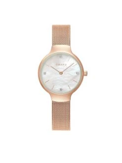 Grosses soldes 👏 Obaku Montre V241LXVWMV Rose Couleur Rose ❤️