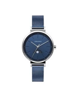 Promo 🔔 Obaku Montre V243LMCLML Bleu marine Couleur Bleu marine 👍