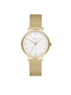 Sortie 😀 Obaku Montre V248LXGIMG Or Couleur Or ✨