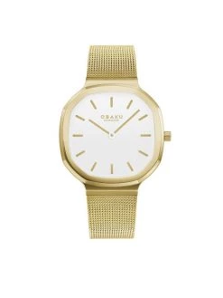 Nouveau 🌟 Obaku Montre V253LXGWMG Or Couleur Or 🌟