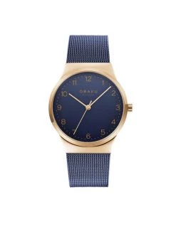 Meilleur prix ❤️ Obaku Montre V255LXVLML Bleu marine Couleur Bleu marine ⭐