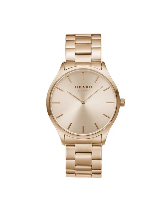 Budget 😀 Obaku Montre V260LXVVSV Rose Couleur Rose 🛒 1 Budget 😀 Obaku Montre V260LXVVSV Rose Couleur Rose 🛒