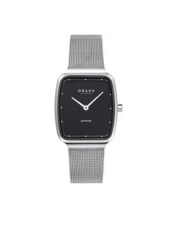 Nouveau 👏 Obaku Montre V267LXCBMC Argent Couleur Argent ❤️