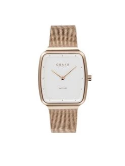 Grosses soldes 😉 Obaku Montre V267LXVIMV Rose Couleur Rose 😉