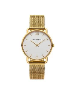 Meilleur prix 💯 Paul Hewitt Montre PH004392 Or Couleur Or 🔔