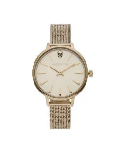 Meilleure vente 🥰 Police Montre Miona 16035MSG/22MM Or Couleur Jaune ⌛