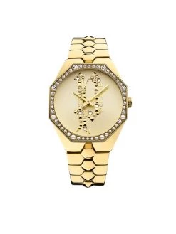 Offres 😍 Police Montre Montaria PEWLG2109602 Or Couleur Or 👏