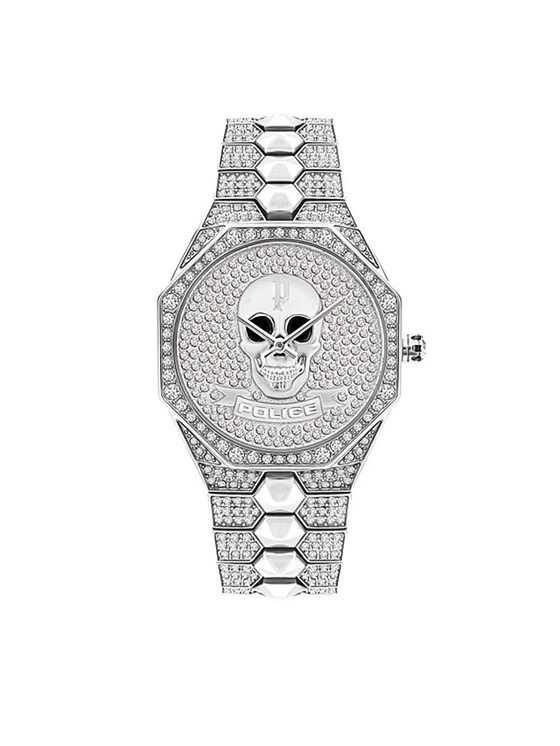 Sortie 🔥 Police Montre Montaria PL.16027BS/04M Argent Couleur Argent 😀 1 Sortie 🔥 Police Montre Montaria PL.16027BS/04M Argent Couleur Argent 😀