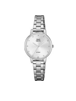 Meilleure affaire 🎁 Q&Q Montre S401-201 Argent Couleur Argent 🎁