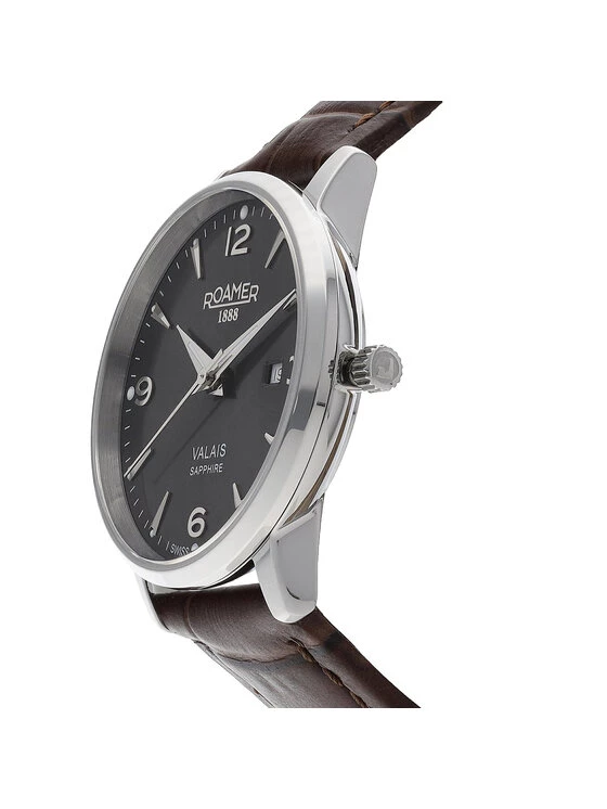 Meilleure vente 😀 Roamer Montre Valais 958844 41 54 05 Marron Couleur Marron 🛒 2 Meilleure vente 😀 Roamer Montre Valais 958844 41 54 05 Marron Couleur Marron 🛒 – Image 2
