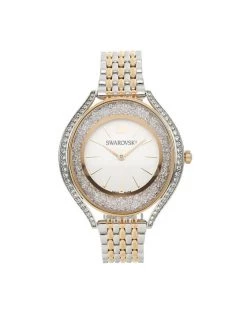 Budget ✔️ Swarovski Montre Crystalline Aura 5644075 Argent Couleur Argent 👏