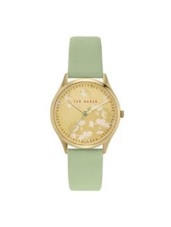 Promo 👍 Ted Baker Montre Belgravia BKPBGS004 Vert Couleur Vert 👍