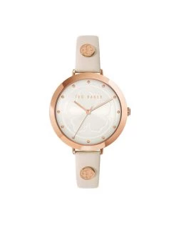Le moins cher 👏 Ted Baker Montre Magnolia BKPAMS214 Gris Couleur Gris 👍