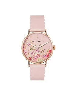 Remise 😉 Ted Baker Montre Phylipa BKPPHS238 Rose Couleur Rose ⭐