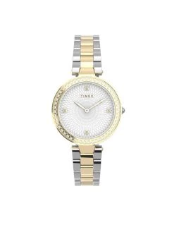 Le moins cher 🧨 Timex Montre City TW2V24500 Or Couleur Or ✔️