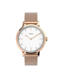 Le moins cher 🎁 Timex Montre City TW2V37100 Or Couleur Or 🔥