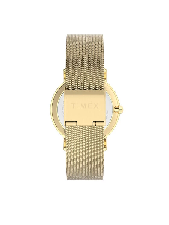 Grosses soldes 👏 Timex Montre City TW2V52300 Or Couleur Or ✨ 3 Grosses soldes 👏 Timex Montre City TW2V52300 Or Couleur Or ✨ – Image 3