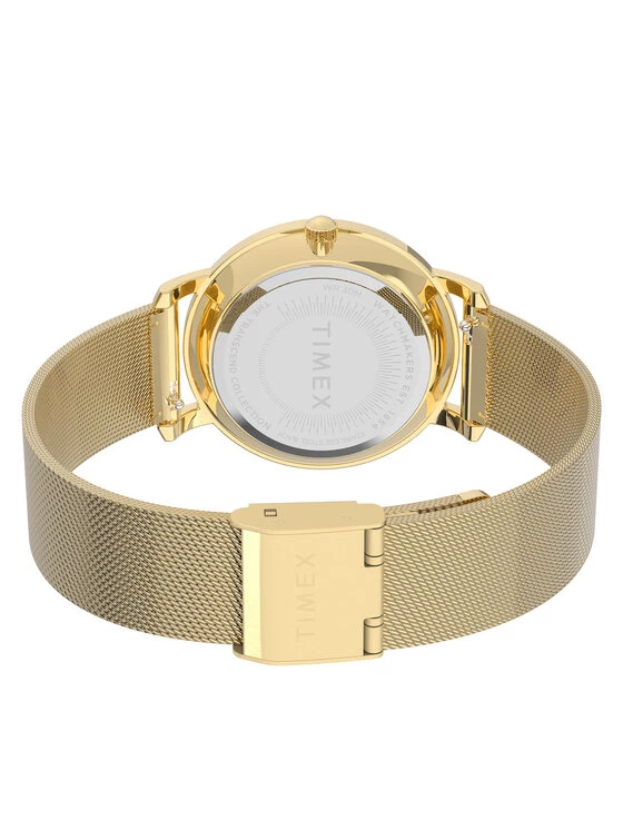 Grosses soldes 👏 Timex Montre City TW2V52300 Or Couleur Or ✨ 4 Grosses soldes 👏 Timex Montre City TW2V52300 Or Couleur Or ✨ – Image 4