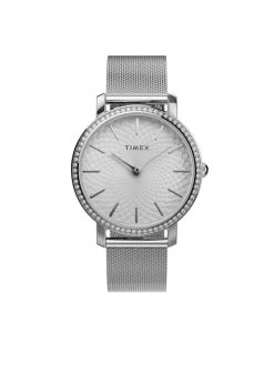 Sortie 🎉 Timex Montre City TW2V52400 Argent Couleur Argent 💯