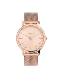 Promo 🌟 Timex Montre City TW2V52500 Rose Couleur Rose 🎉