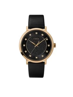 Promo 🎉 Timex Montre Crystal TW2U41200 Noir Couleur Noir ❤️