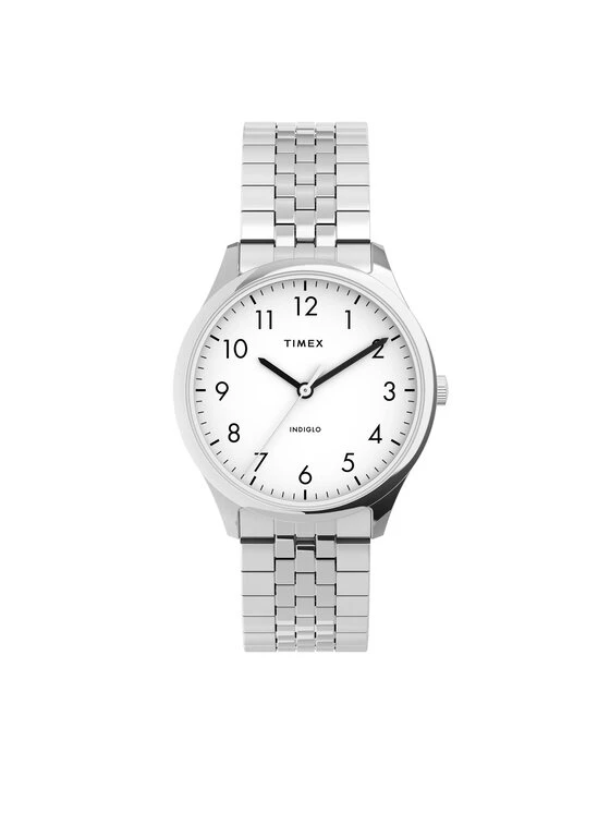 Nouveau 😉 Timex Montre Easy Reader TW2U40300 Argent Couleur Argent 🌟 1 Nouveau 😉 Timex Montre Easy Reader TW2U40300 Argent Couleur Argent 🌟