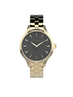 Vente flash 👍 Timex Montre Peyton TW2V06200 Or Couleur Or ❤️