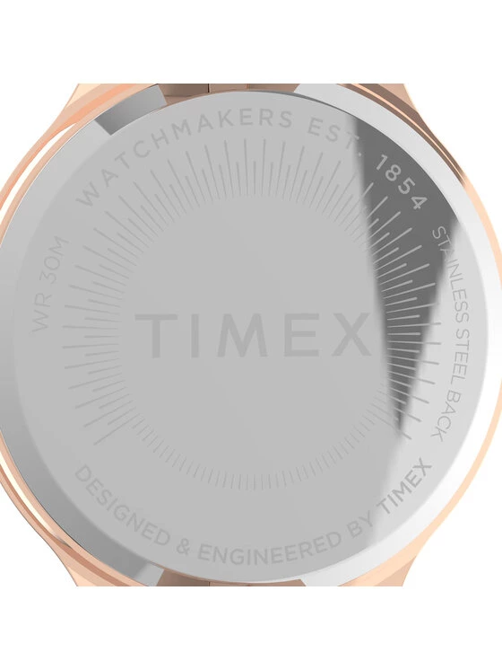 Nouveau 👍 Timex Montre Peyton TW2V23400 Or Couleur Or 🤩 5 Nouveau 👍 Timex Montre Peyton TW2V23400 Or Couleur Or 🤩 – Image 5