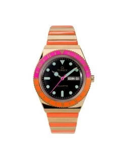 Meilleur prix 🔥 Timex Montre Q Reissue Malibu TW2U81600 Orange Couleur Orange 🛒