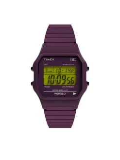 Tout neuf 💯 Timex Montre T80 TW2U93900 Violet Couleur Violet 😉