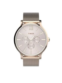 Promo 😍 Timex Montre Transcend TW2T74500 Rose Couleur Rose 🎉