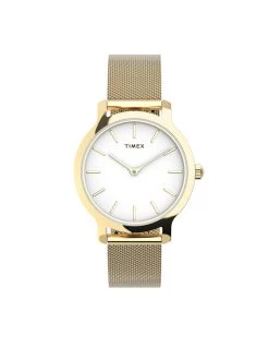 Promo 🔥 Timex Montre Transcend TW2U86800 Or Couleur Or 🌟