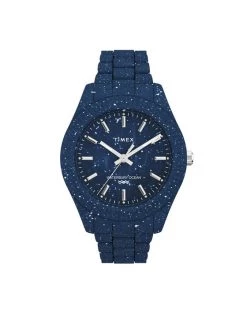 De gros ✨ Timex Montre Waterbury Ocean TW2V37400 Bleu marine Couleur Bleu marine ⭐